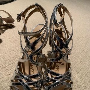 BRAND NEW Sam Edelman Silver Stilettos